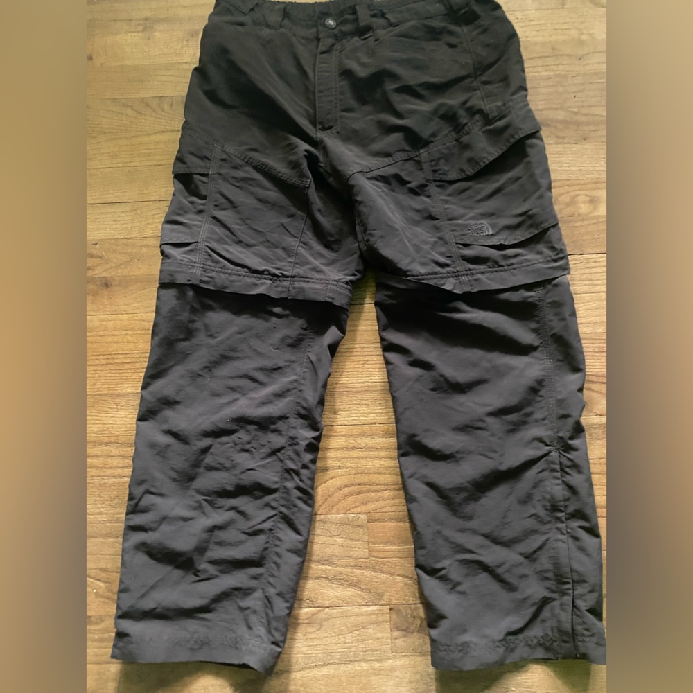 Men's Grey The North Face Detachable Cargo Pants/Shorts
